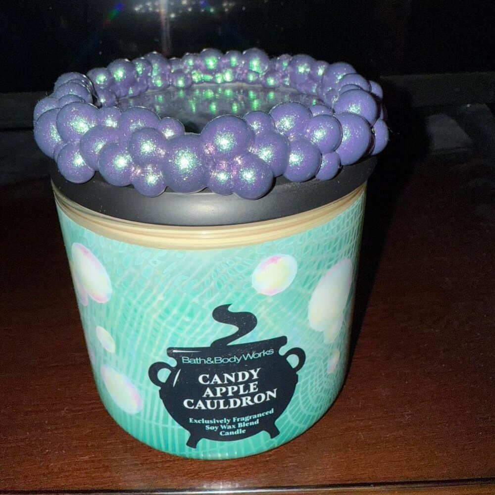 Bath & Body Works “Candy Apple Cauldron” 3-Wick Candle - Picture 2 of 2